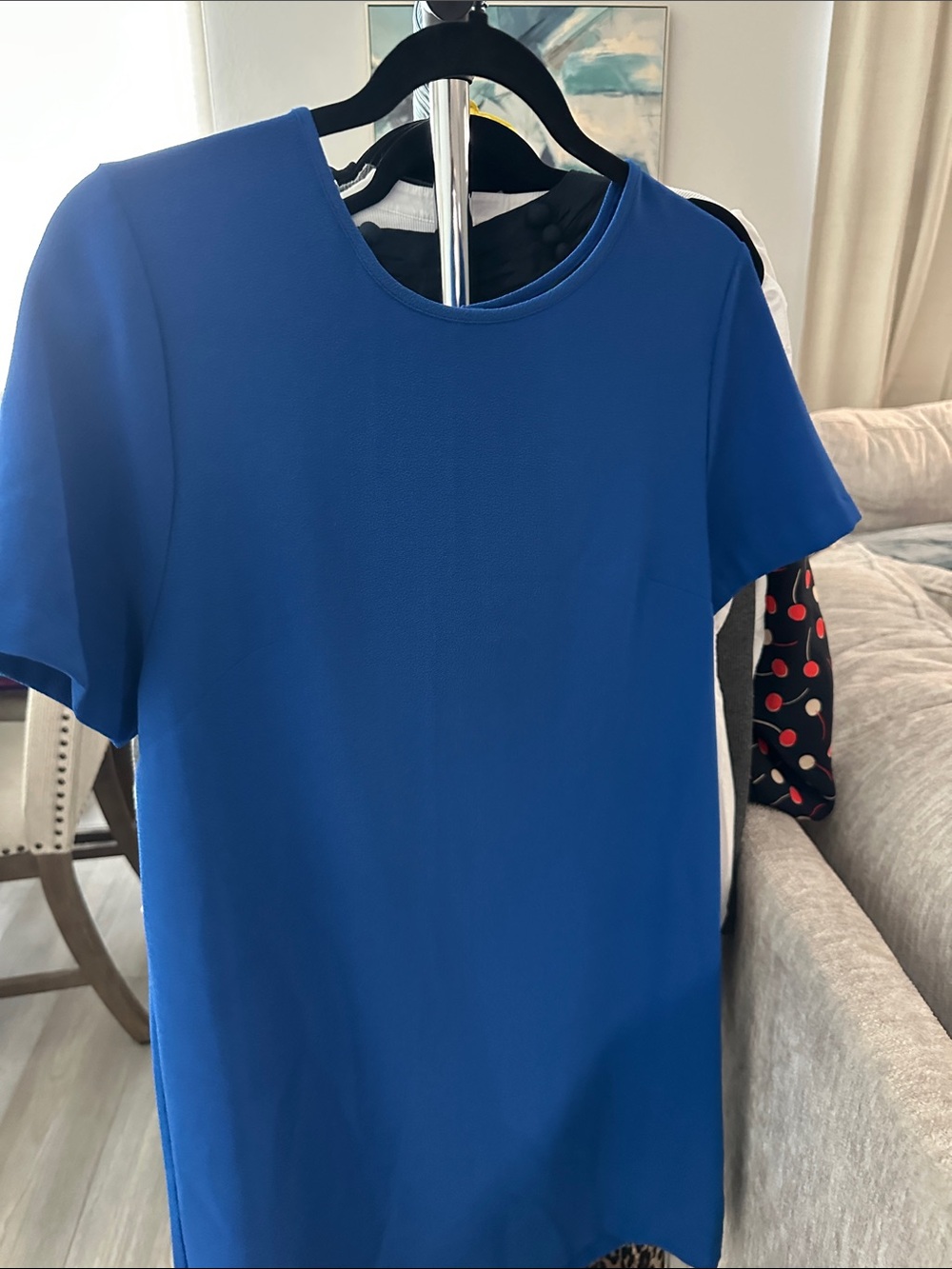 Felicity & Coco Short Sleeve Crewneck Top - Cobalt Blue
